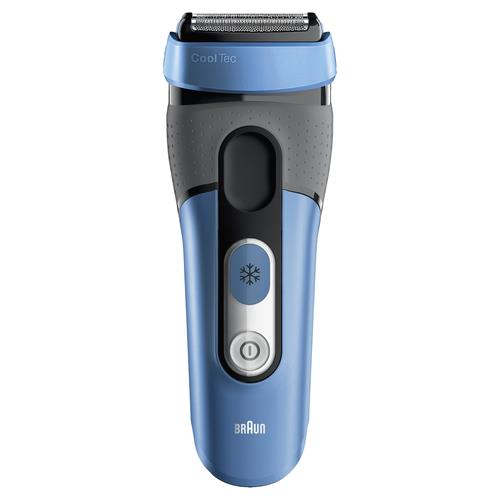 BRAUN Rasoio ricaricabile Braun Cooltec CT4S wet & dry nero e blu